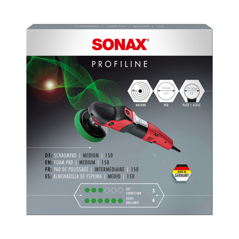 Sonax Polishing Foam Pad Medium-Hard 160 Green 1pc