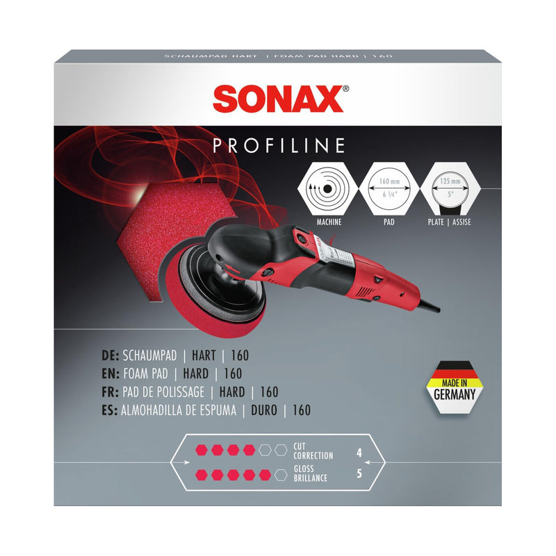 Sonax Polishing Foam Pad Hard 160 Red 1pc.