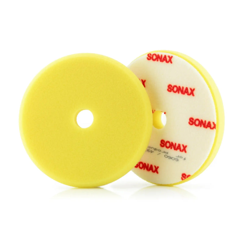 ﻿Sonax Excenter Pad Medium 143 Dual Action Yellow 1pc.