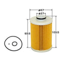 VIC Fuel Filter Element Type F-516 for Isuzu ELF, Forward 4JJ1-T 2012