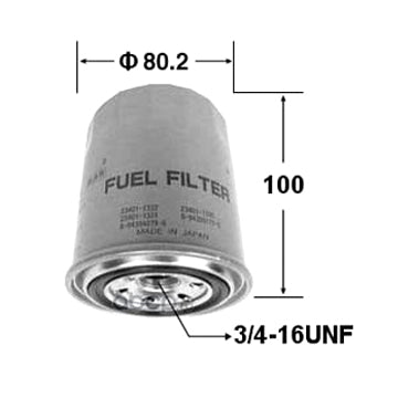 VIC Fuel Filter FC-607 for Isuzu Trooper 4JX1, 4HF1, 6HE1
