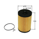 VIC Fuel Filter Element Type F-612 for Isuzu Giga 2010-Up