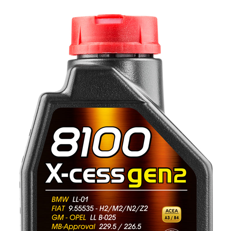 Motul 8100 X-Cess Gen 2 5W40 1 Liter