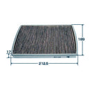 VIC XPower Carbon Cabin Filter AC-931EX for Suzuki Alto, Suzuki Jimny