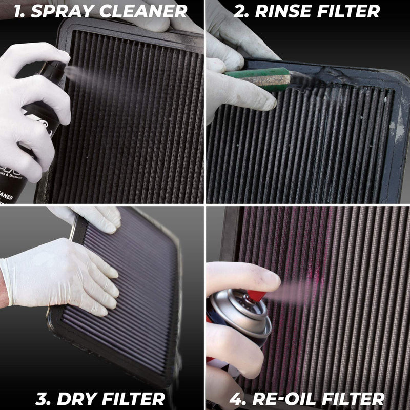 K&N Recharger Air Filter Cleaning Kit Aerosol