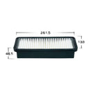 VIC Air Filter A-023 for Hyundai Accent, Kia Rio Hatchback/Sedan Gas