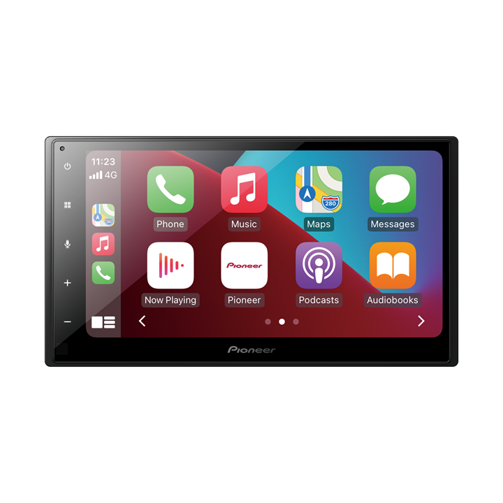 Pioneer 2DIN DMH-A5450BT 6.8" AV Receiver with USB & Bluetooth, Apple Carplay/Android Auto & Wireless Mirroring for Android