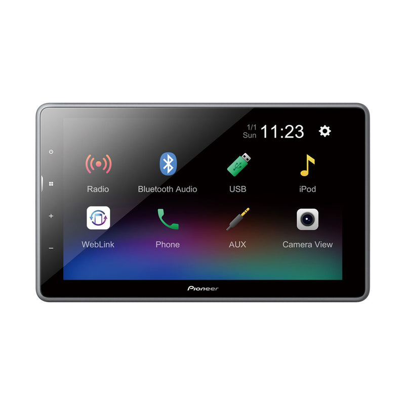 Pioneer 2DIN DMH-AF555BT 9" Floating Multimedia Receiver with Weblink Cast/Mirroring