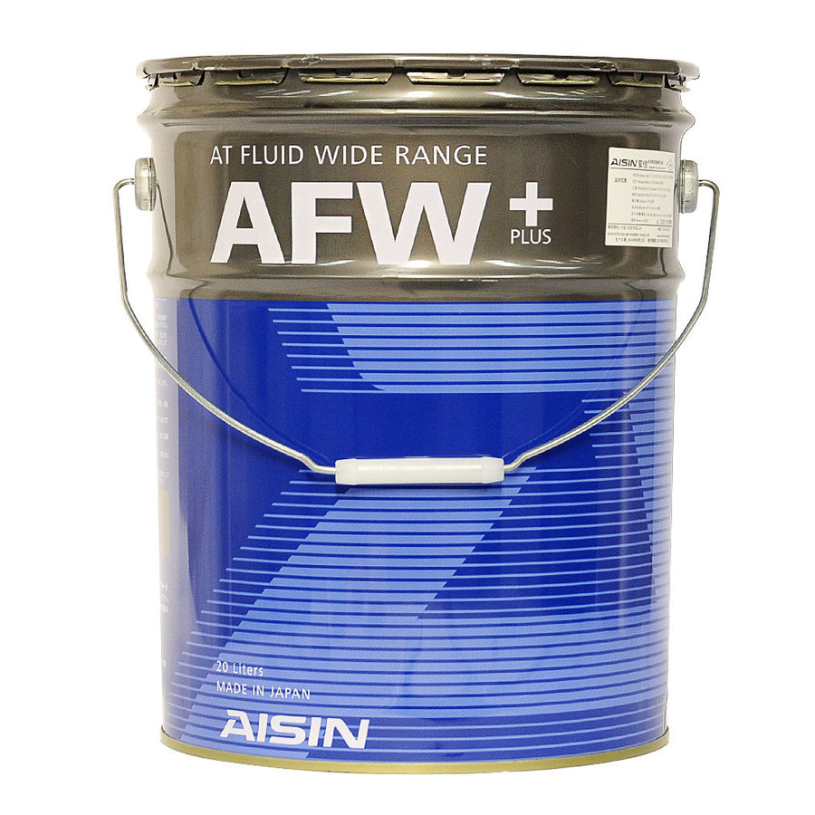 AISIN ATフルード AFW+ 20L Aisin ATF Fully Synthetic AFW+ 20 Liters / 1 Pail