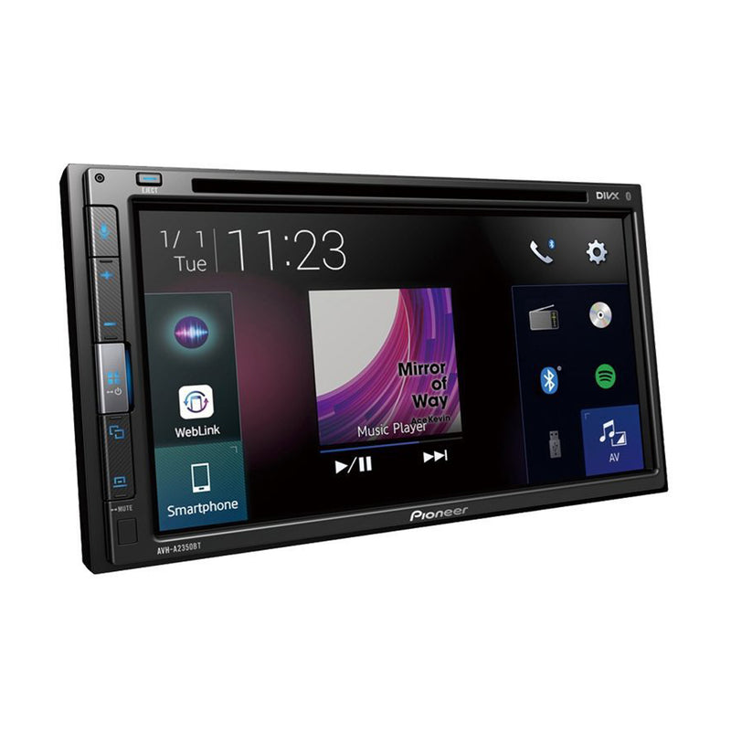 Pioneer 2DIN AVH-A2350BT 6.2" AV Receiver with DVD, USB, Bluetooth, Spotify & Weblink
