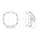 Rigid LED Light Adapt XP with Dual Light 3 Wire Harness