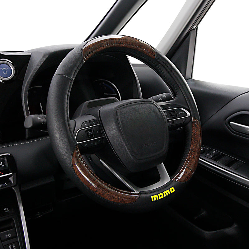 MOMO Steering Cover Briar Black/Brown