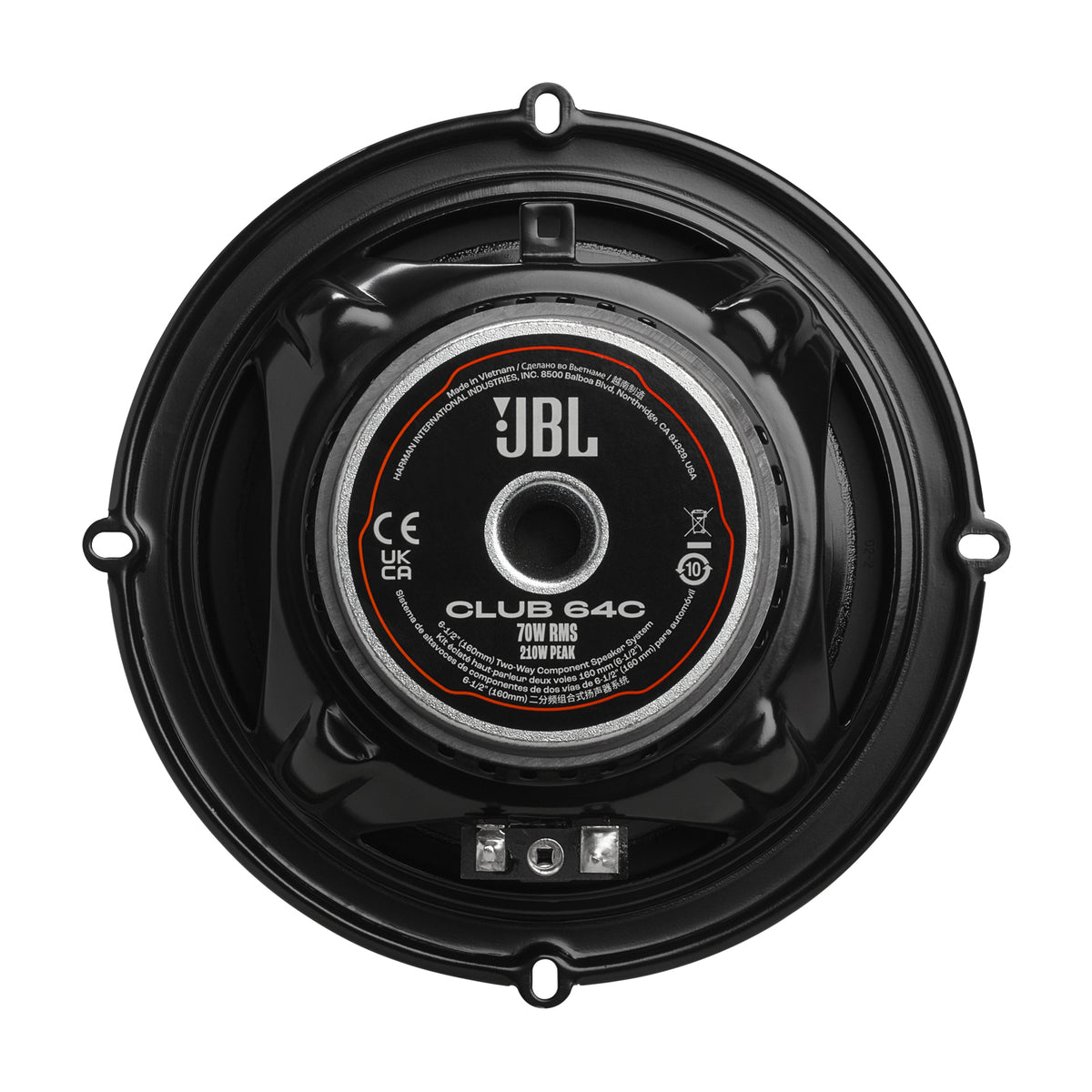 JBL Component Speaker Club 64C 2-Way 70W RMS 3Ω - Main Image