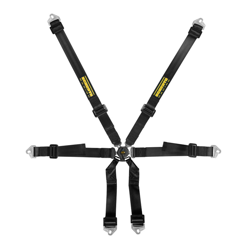 Schroth Racing Harness 6pt Clubman 2x2 FHR Black