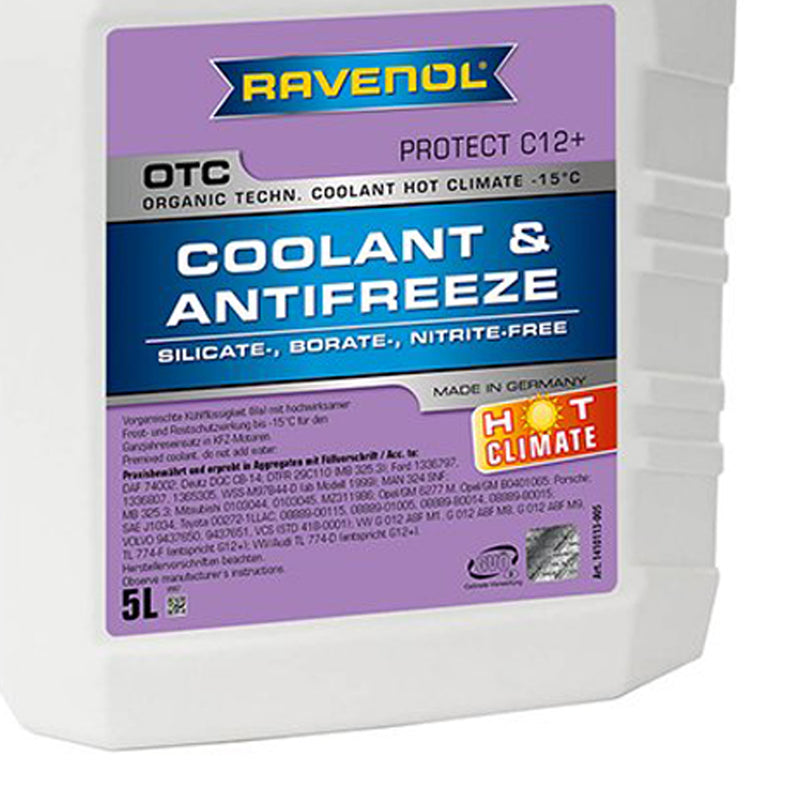 Ravenol Radiator Coolant OTC HOT CLIMATE Antifreeze 5 Liters