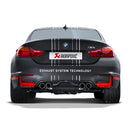 Akrapovič Rear Carbon Fibre Diffuser for BMW M3 F80 2014-2018, M4 F82, F83 2014-2020