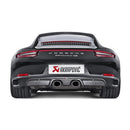 Akrapovič Rear Carbon Fiber Diffuser Matte for Porsche 911 Carrera Cabriolet 991.2 2016-2019