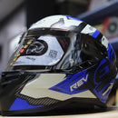 EVO SR09 Graphics Rev Matte Grey Blue