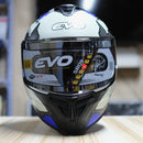 EVO SR09 Graphics Rev Matte Grey Blue