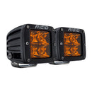 Rigid LED Light Pod D-Series Pro Spot Amber 3" Pair