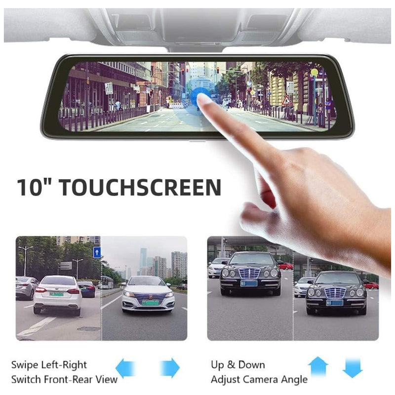 DDPAI Dashcam Mola E3 1440P Streaming Media Rearview Mirror