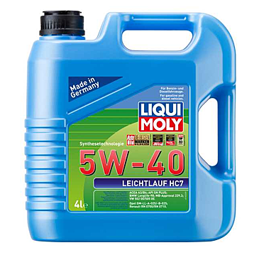 Liqui Moly Leichtlauf HC7 5w40 4 Liters