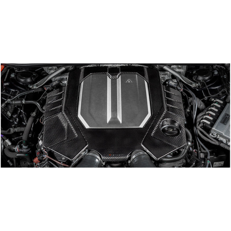 Eventuri Carbon Fiber Black Engine Cover for Audi C8 RS6 RS7