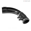 Eventuri Carbon Fiber Black MAF-TUBE and Silicone Hose for Honda FK2