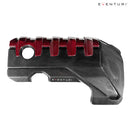 Eventuri Carbon Fiber Black and Red Engine Cover for Audi RS3 Gen 2 / TTRS 8S