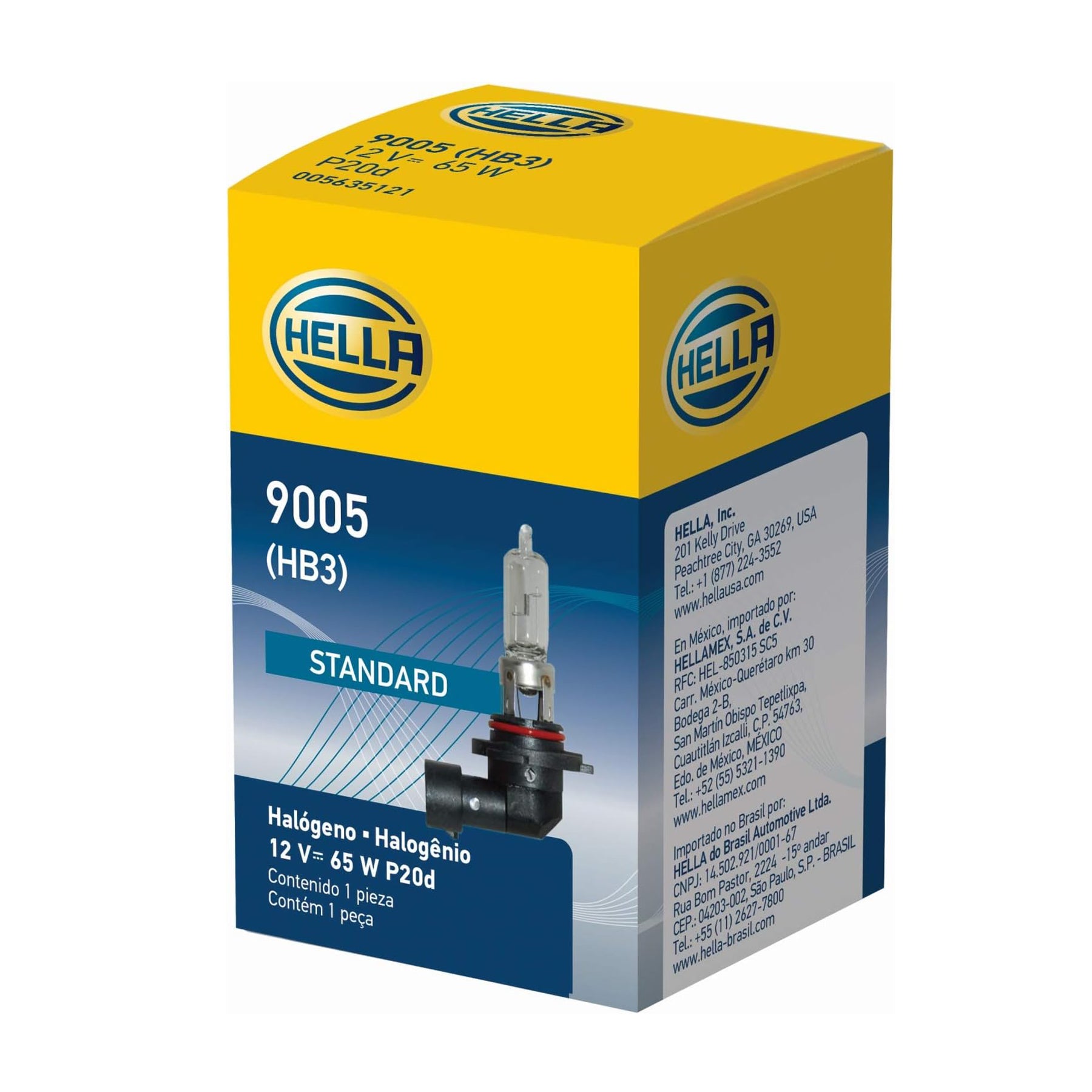 HELLA 9005 100WTB High Wattage Bulbs Twin Pack – 12V, 100W, 2 Bulbs