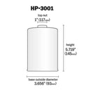 K&N High Performance Oil Filter HP-3001