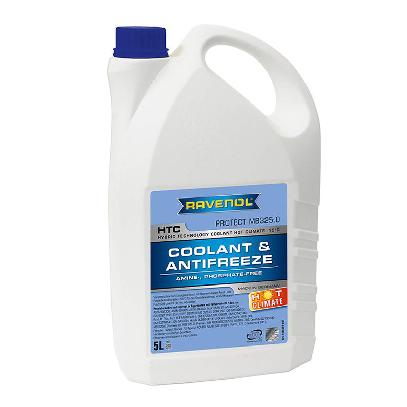 Ravenol Radiator Coolant HTC HOT CLIMATE Antifreeze 5 Liters
