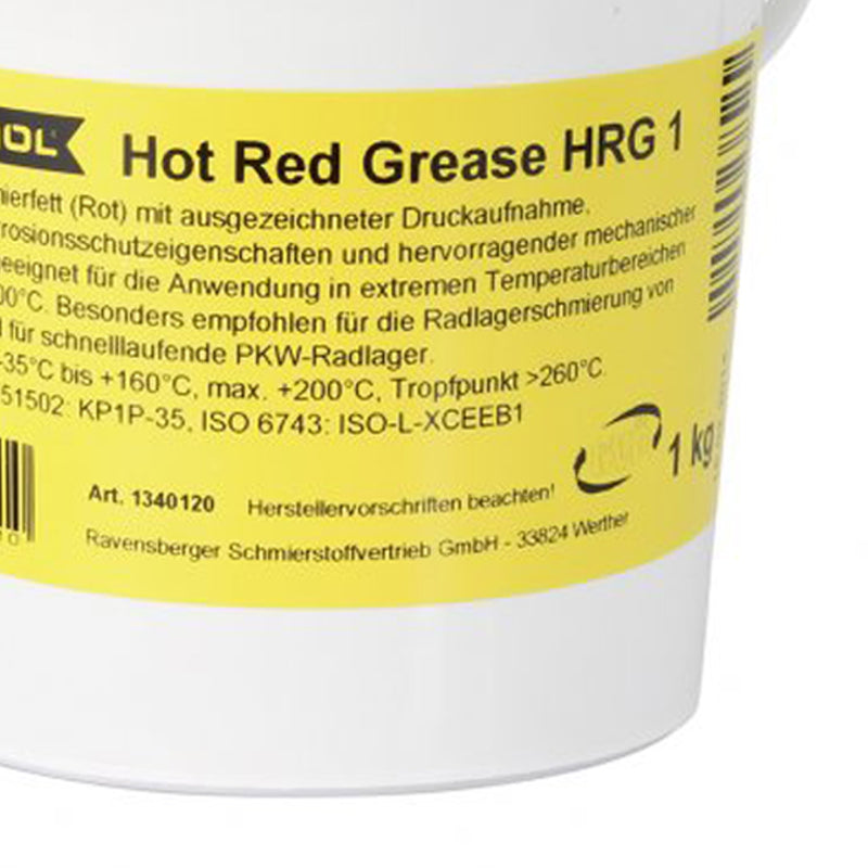 Ravenol Grease Hot Red Grease 1 Kg.