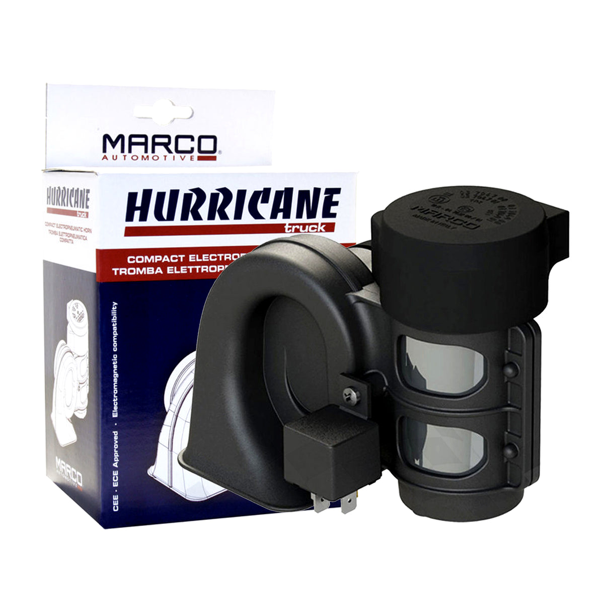 Marco Hurricane ingebouwde pneumatische hoorn met grill Marco Hurricane ingebouwde pneumatische hoorn met grill