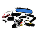 K-FOX Parking Sensor KPAC-8604 4pcs. Black Sensor with Rearview Mirror