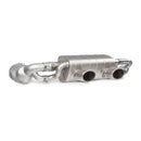 Akrapovič Link Pipe Set w Cat Stainles Steel for Porsche 911 Carrera Cabriolet 991.2 2016-2019