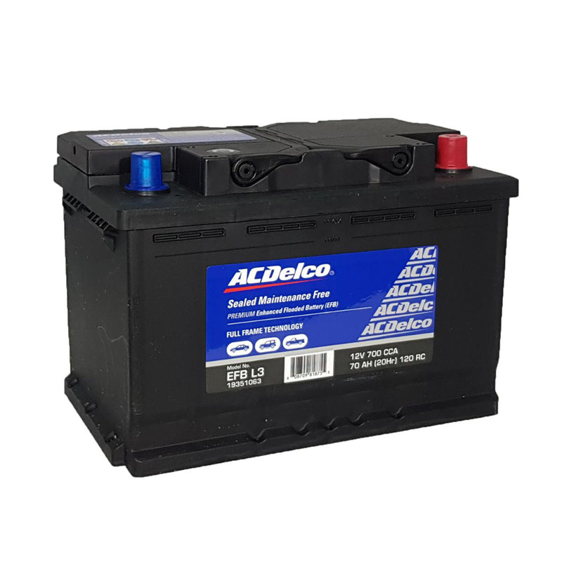 ACDelco Battery EFB DIN74 / BCI 48 / DIN H6 / L3