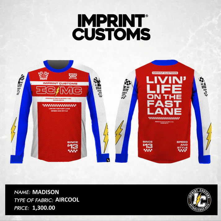 IMPRINT CUSTOMS - MADISON RIDING JERSEY
