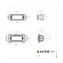 Nacho Offroad Lighting Nano Surface Mount 2pcs.