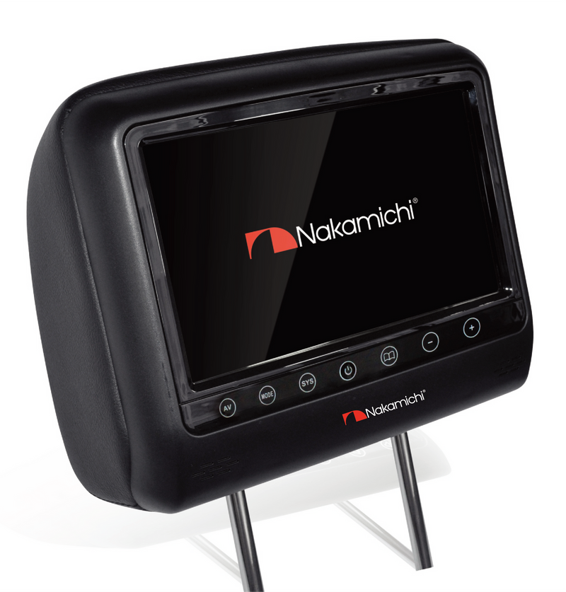 Nakamichi Car Headrest Monitor NHM-080A 8"