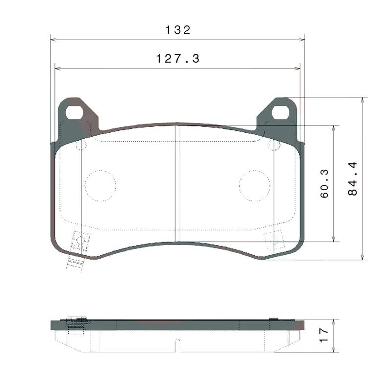 Brembo Front Semi Metallic EV Brake Pad P09029E for Tesla Model Y