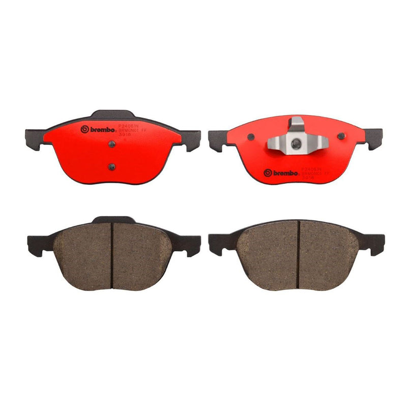 Brembo Front Ceramic Brake Pad P24061N for Ford Ecosport 2014-2021, Focus 2005-2019, Mazda 3 2004-2013