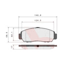 Brembo Front Ceramic Brake Pad P28034N for Honda Civic FD, FB