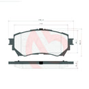 Brembo Front Ceramic Brake Pad P49048N for Mazda 6 GL/GJ 2012-Up