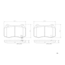 Brembo Front Ceramic Brake Pad P56047N for Honda integra DC5, Nissan 350Z