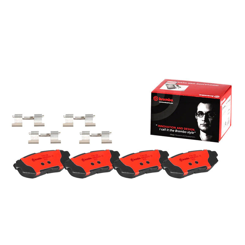 Brembo Rear Ceramic Brake Pad P78018N for Subaru BRZ, Forester, Toyota GT86