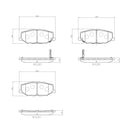 Brembo Front Ceramic Brake Pad P79040N for Suzuki Jimny JB74