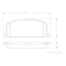 Brembo Front Ceramic Brake Pad P83011N for Toyota Corolla AE101, AE111, AE92, MR2