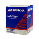 ACDelco Oil Filter for Toyota Tamaraw GL Gas, Lite Ace, Hyundai Starex 97-, Kia Carnival 02-07, Sorento 02-09, Mitsubishi L300 86-