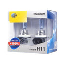 Hella Performance Platinum Halogen Bulb H11 55W 12V